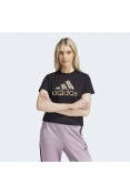 CAMISETA ADIDAS ANIMAL PRINT FEMININA - Preto/marrom CAMISETA ADIDAS ANIMAL PRINT FEMININA - Preto/marrom