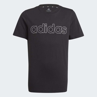CAMISETA ADIDAS B LIN T INFANTIL - Preto