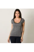 CAMISETA ADIDAS BABY BRO FEMININA - Grafite CAMISETA ADIDAS BABY BRO FEMININA - Grafite