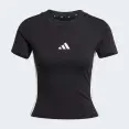 CAMISETA ADIDAS BABY LOOK ESS 3S SLIM FEMININA - Preto/branco CAMISETA ADIDAS BABY LOOK ESS 3S SLIM FEMININA - Preto/branco
