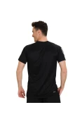 CAMISETA ADIDAS BASE 3S MASCULINA - Preto CAMISETA ADIDAS BASE 3S MASCULINA - Preto