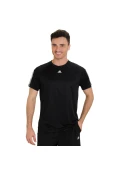 CAMISETA ADIDAS BASE 3S MASCULINA - Preto CAMISETA ADIDAS BASE 3S MASCULINA - Preto