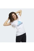 CAMISETA ADIDAS BASIC BADGE OF SPORT FEMININA - Branco