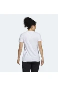 CAMISETA ADIDAS BASIC BADGE OF SPORT FEMININA - Branco/rosa CAMISETA ADIDAS BASIC BADGE OF SPORT FEMININA - Branco/rosa