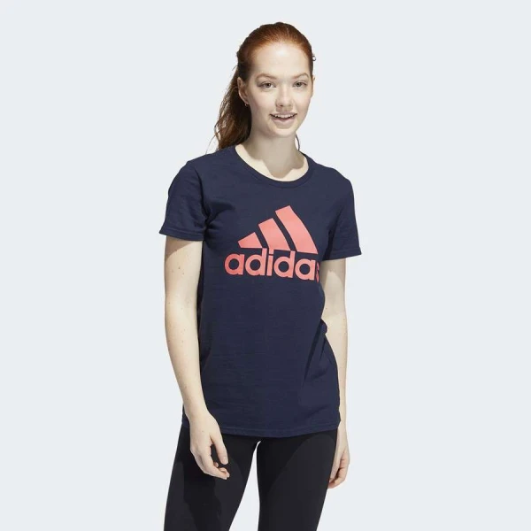 CAMISETA ADIDAS BASIC BADGE OF SPORT FEMININA - Marinho