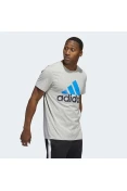 CAMISETA ADIDAS BASIC LOGO MASCULINA - Cinza CAMISETA ADIDAS BASIC LOGO MASCULINA - Cinza