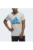 CAMISETA ADIDAS BASIC LOGO MASCULINA - Cinza CAMISETA ADIDAS BASIC LOGO MASCULINA - Cinza