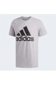 CAMISETA ADIDAS BASIC LOGO MASCULINA - Cinza/preto CAMISETA ADIDAS BASIC LOGO MASCULINA - Cinza/preto
