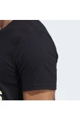 CAMISETA ADIDAS BASIC LOGO MASCULINA - Preto/verde CAMISETA ADIDAS BASIC LOGO MASCULINA - Preto/verde