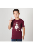 CAMISETA ADIDAS BB8 INFANTIL - Bordo
