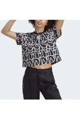 CAMISETA ADIDAS BRAND LOVE FEMININA - Preto/branco CAMISETA ADIDAS BRAND LOVE FEMININA - Preto/branco
