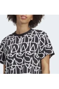 CAMISETA ADIDAS BRAND LOVE FEMININA - Preto/branco CAMISETA ADIDAS BRAND LOVE FEMININA - Preto/branco