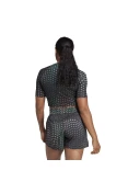 CAMISETA ADIDAS BRAND LOVE PERFORMANCE FEMININA - Preto/verde CAMISETA ADIDAS BRAND LOVE PERFORMANCE FEMININA - Preto/verde