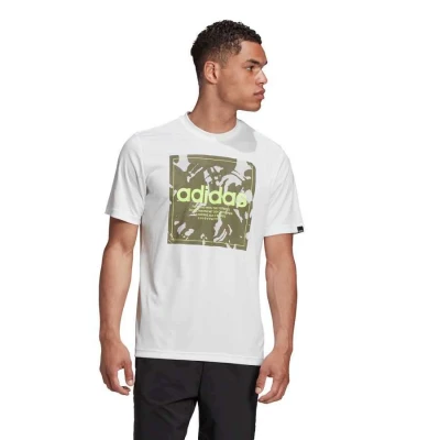 CAMISETA ADIDAS CAMO BOX TEE - Branco CAMISETA ADIDAS CAMO BOX TEE - Branco