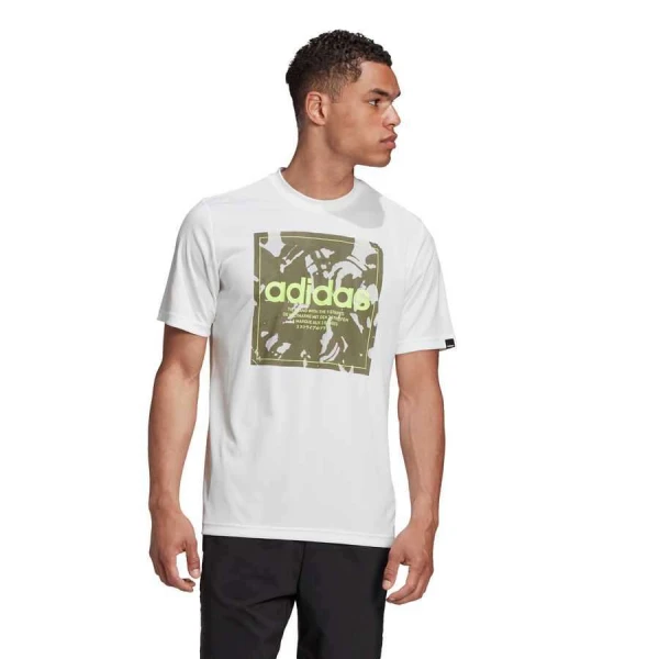 CAMISETA ADIDAS CAMO BOX TEE - Branco CAMISETA ADIDAS CAMO BOX TEE - Branco
