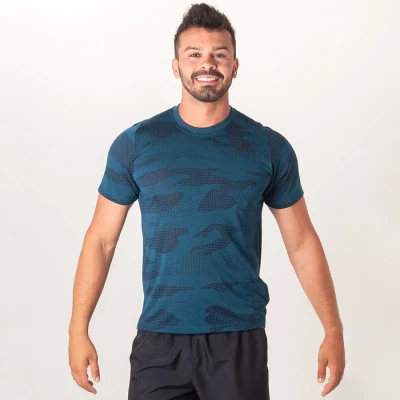 CAMISETA ADIDAS CAMO BURNOUT MASCULINA - Marinho CAMISETA ADIDAS CAMO BURNOUT MASCULINA - Marinho