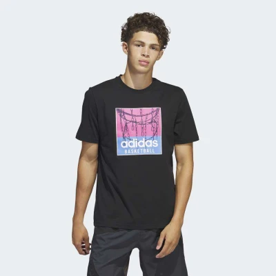 CAMISETA ADIDAS CHAIN NET MASCULINA - Preto