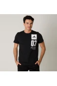 CAMISETA ADIDAS CITY NEW YORK MASCULINA - Preto/branco CAMISETA ADIDAS CITY NEW YORK MASCULINA - Preto/branco