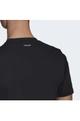 CAMISETA ADIDAS CLUB 3STR TEE MASCULINA - Preto CAMISETA ADIDAS CLUB 3STR TEE MASCULINA - Preto