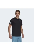 CAMISETA ADIDAS CLUB 3STR TEE MASCULINA - Preto CAMISETA ADIDAS CLUB 3STR TEE MASCULINA - Preto