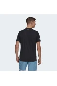 CAMISETA ADIDAS CLUB 3STR TEE MASCULINA - Preto CAMISETA ADIDAS CLUB 3STR TEE MASCULINA - Preto