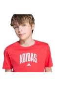CAMISETA ADIDAS COLLEGIATE GRAPHIC TEE INFANTIL - Vermelho
