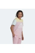 CAMISETA ADIDAS COLORBLOCK SJ T FEMININA - Rosa/amarelo CAMISETA ADIDAS COLORBLOCK SJ T FEMININA - Rosa/amarelo