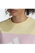 CAMISETA ADIDAS COLORBLOCK SJ T FEMININA - Rosa/amarelo CAMISETA ADIDAS COLORBLOCK SJ T FEMININA - Rosa/amarelo