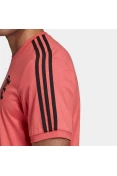 CAMISETA ADIDAS CR FLAMENGO 3-STRIPES - Rosa/preto