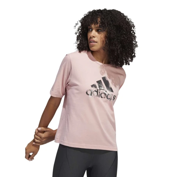 CAMISETA ADIDAS CROPPED BOYFRIEND FEMININA - Rosa CAMISETA ADIDAS CROPPED BOYFRIEND FEMININA - Rosa