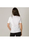 CAMISETA ADIDAS D2M 3 STRIPES FEMININA - Branco CAMISETA ADIDAS D2M 3 STRIPES FEMININA - Branco
