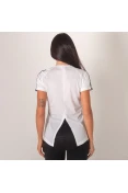 CAMISETA ADIDAS D2M 3S FEMININA - Branco/preto CAMISETA ADIDAS D2M 3S FEMININA - Branco/preto