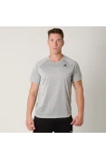 CAMISETA ADIDAS D2M HT MASCULINA - Cinza/preto