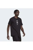 CAMISETA ADIDAS D2M LOGO TEE MASCULINA - Preto CAMISETA ADIDAS D2M LOGO TEE MASCULINA - Preto