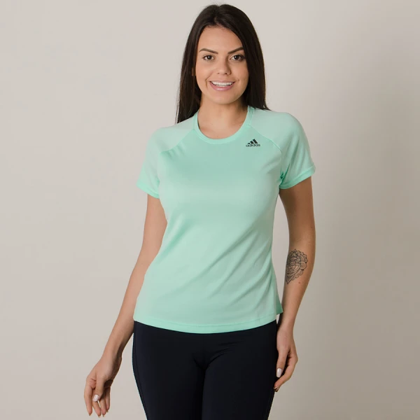 CAMISETA ADIDAS D2M LOSE FEMININA - Verde