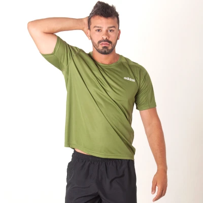 CAMISETA ADIDAS D2M MASCULINA - Verde CAMISETA ADIDAS D2M MASCULINA - Verde
