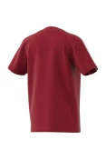 CAMISETA ADIDAS DE ALGODÃO 3 LISTRAS ESSENTIALS INFANTIL - Vermelho