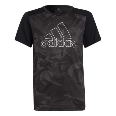 CAMISETA ADIDAS DESIGNED TO MOVE INFANTIL - Preto