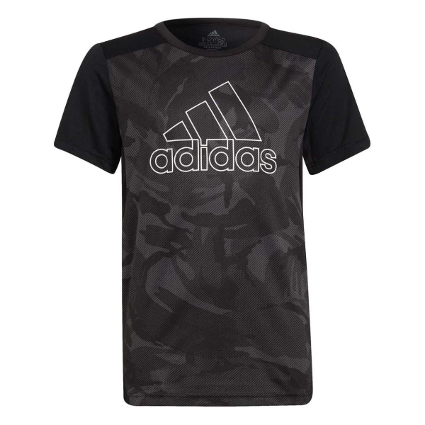 CAMISETA ADIDAS DESIGNED TO MOVE INFANTIL - Preto