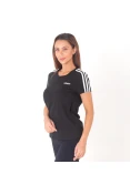 CAMISETA ADIDAS ESS 3S FEMININA - Preto/branco CAMISETA ADIDAS ESS 3S FEMININA - Preto/branco