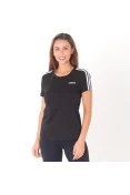 CAMISETA ADIDAS ESS 3S FEMININA - Preto/branco CAMISETA ADIDAS ESS 3S FEMININA - Preto/branco