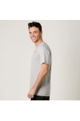CAMISETA ADIDAS ESS BASE TEE MASCULINA - Cinza/marinho CAMISETA ADIDAS ESS BASE TEE MASCULINA - Cinza/marinho