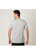 CAMISETA ADIDAS ESS BASE TEE MASCULINA - Cinza/marinho CAMISETA ADIDAS ESS BASE TEE MASCULINA - Cinza/marinho