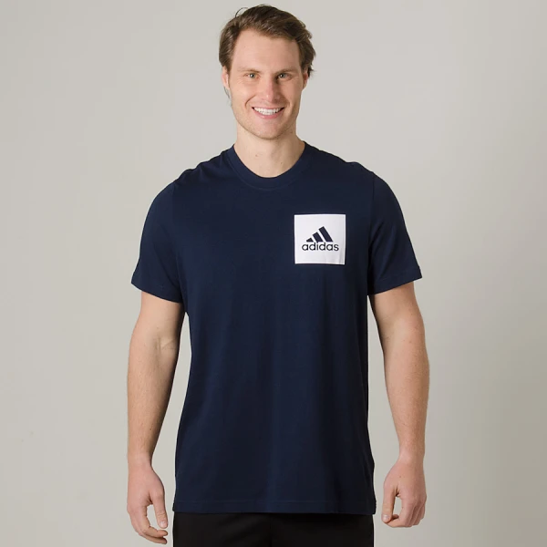 CAMISETA ADIDAS ESS CHESTLOGO MASCULINA - Marinho CAMISETA ADIDAS ESS CHESTLOGO MASCULINA - Marinho