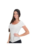 CAMISETA ADIDAS ESS CLIMA LW FEMININA - Branco CAMISETA ADIDAS ESS CLIMA LW FEMININA - Branco