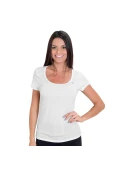 CAMISETA ADIDAS ESS CLIMA LW FEMININA - Branco CAMISETA ADIDAS ESS CLIMA LW FEMININA - Branco