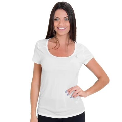 CAMISETA ADIDAS ESS CLIMA LW FEMININA - Branco CAMISETA ADIDAS ESS CLIMA LW FEMININA - Branco
