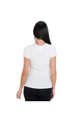 CAMISETA ADIDAS ESS CLIMA LW FEMININA - Branco CAMISETA ADIDAS ESS CLIMA LW FEMININA - Branco