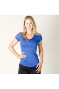 CAMISETA ADIDAS ESS MF EGB TEE FEMININA - Azul CAMISETA ADIDAS ESS MF EGB TEE FEMININA - Azul