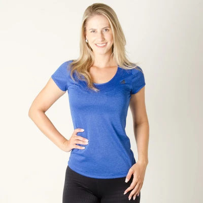 CAMISETA ADIDAS ESS MF EGB TEE FEMININA - Azul